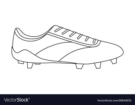 art black  white soccer boots royalty  vector