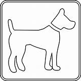 Outline Dog Clipart Drawing Clip Template Bone Cliparts Easy Medium Etc Large Library Attribution Forget Link Don Computer Designs Use sketch template