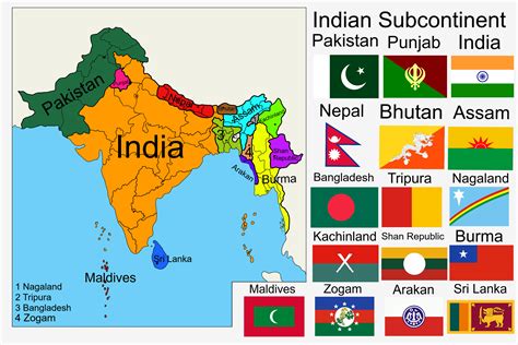 indian subcontinent  timeline rimaginarymaps
