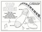 Coloring Dance Pages Jazz Popular Tap sketch template