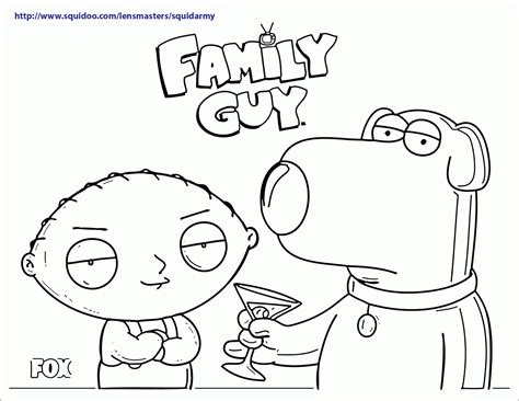 stewie family guy coloring pages   stewie family guy