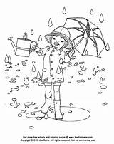 Coloring Pages Kids Rainy Raining Colouring Color Sheets Printable Print Creativity Recognition Develop Ages Skills Focus Motor Way Fun Popular sketch template