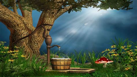 cartoon landscape hd wallpaper  gludy