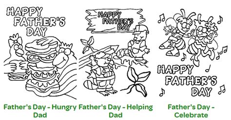 fathers day coloring pages common sense  money