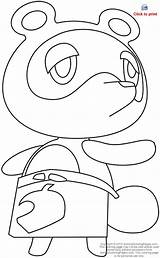 Coloriage Crossing Nook Imprimer Kirby sketch template