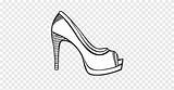 Tacones Altos Pngegg Sapato Tacon Zapato sketch template