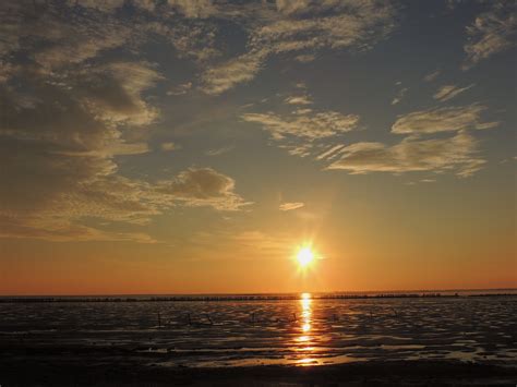 ondergaande zon bij wierum friesland  netherlands met afbeeldingen zonsondergangen zon