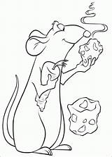 Ratatouille Coloring Pages Disney Printable Cartoon Drawing Remy Book sketch template
