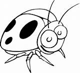 Ladybug Clipart Clip Outline Cliparts Designs sketch template