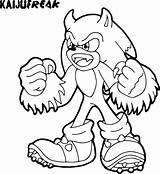 Sonic Coloring Pages Lost Exe Boom Werehog Print Template Coloringhome Nicepng sketch template