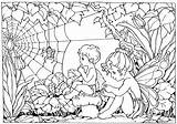 Fairy Teenagers Seiten Druck Fairies Farben Malvorlagen Tinkerbell Coloringhome sketch template