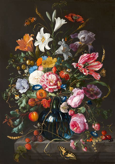 jan davidsz de heem vase  flowers mauritshuis