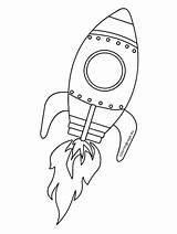 Rocket Coloring Ship Pages Rocketship Printable Sheets Dinosaur Drawing Property Animal Choose Board Easy sketch template