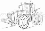 Traktor Deere Ausmalbild sketch template