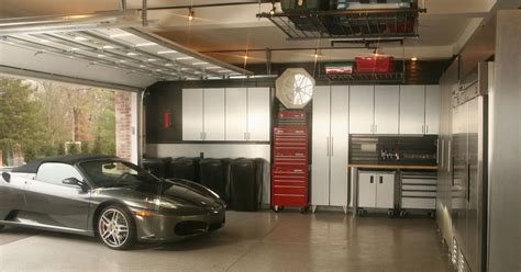 luxury car garage workshop