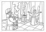 Zechariah Priest Appeared Crafts sketch template