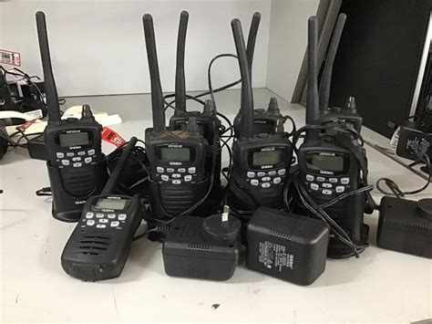 quantity   handheld radios uniden model uhsx nb  tested