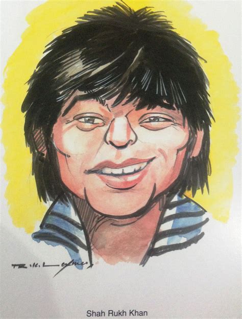 shahrukh khan celebrity caricatures caricature male sketch