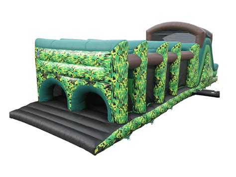 2 part jumbo army obstacle course airquee
