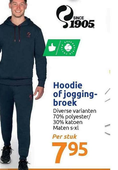 hoodie  joggingbroek aanbieding bij action