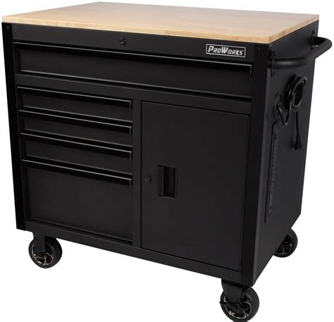 proworks  drawer  door tool chest workbench  solid wood top