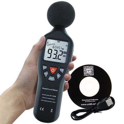 buy instrument compact professional digital sound level meter decibel  backlit display high