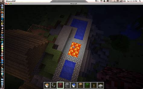 lava spa water pool minecraft project