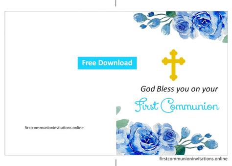 printable  communion cards  boys templates  communion