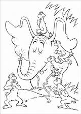 Horton Hears Seuss Dr sketch template
