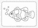 Clownfish Coloringoo sketch template