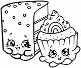 Coloring Shopkins Cookie Pages Getcolorings Printable sketch template