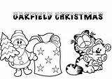 Coloring Pages Printable Christmas Spongebob Library Clipart Garfield sketch template