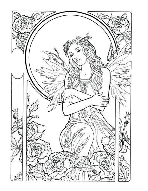 fairy coloring pages  adults  coloring pages  kids fairy