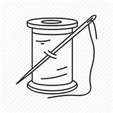 Thread Needle Drawing Spool Tailor Icon Clipart Icons Paintingvalley Transparent sketch template