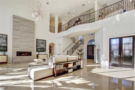 beautiful living room designs  high ceilings