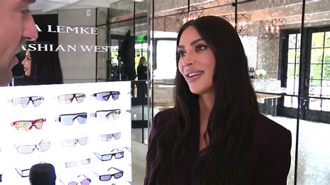 kim kardashian west discusses her new sunglasses