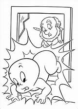 Casper Ghost Friendly Coloring Pages Fun Kids sketch template