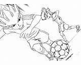 Inazuma Eleven Coloriage Coloring Axel Blaze Torch Pages Print Kids Color Anime Danieguto Justcolor sketch template
