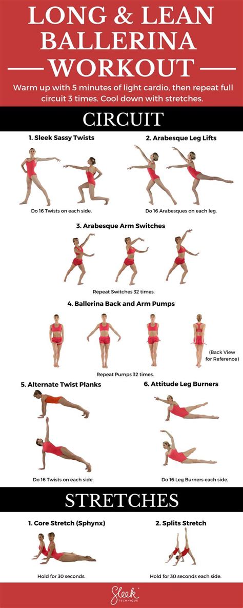 Long And Lean Ballerina Body Workout Sleek Technique Ballerina
