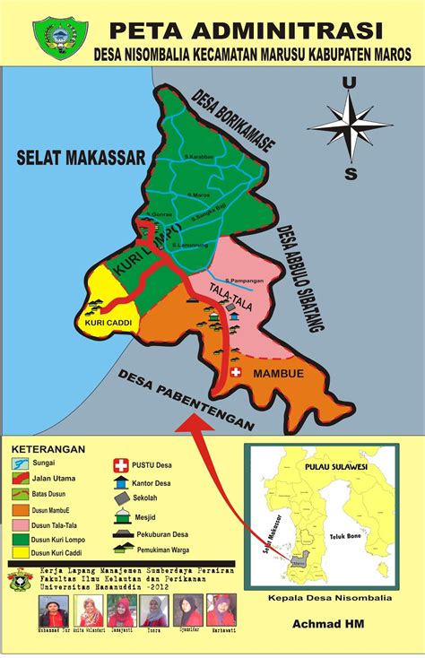 sumberdaya perairan  indonesia berjaya peta desa nisombalia