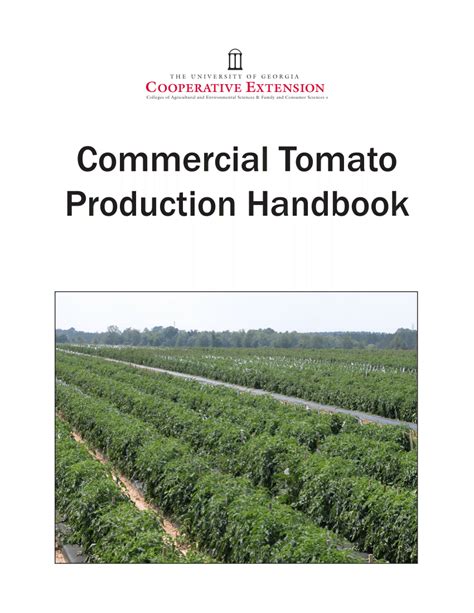 commercial tomato production handbook