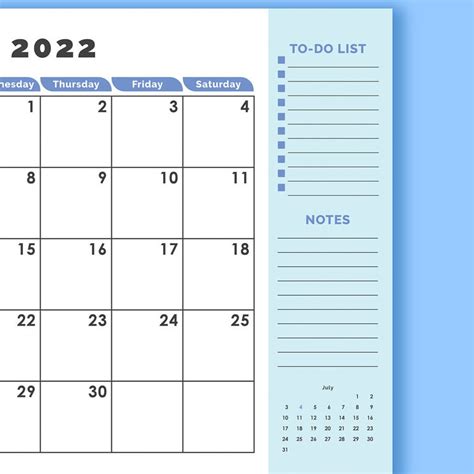 printable   month calendar  holidays instant etsy uk