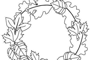wreath archives print color fun  printables coloring pages