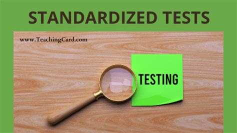 standardized tests