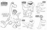 Coloring Dinosaur Pages Good Dinosaurs Sheets Activity Disney Activities Popular Library Visit Clip Life sketch template