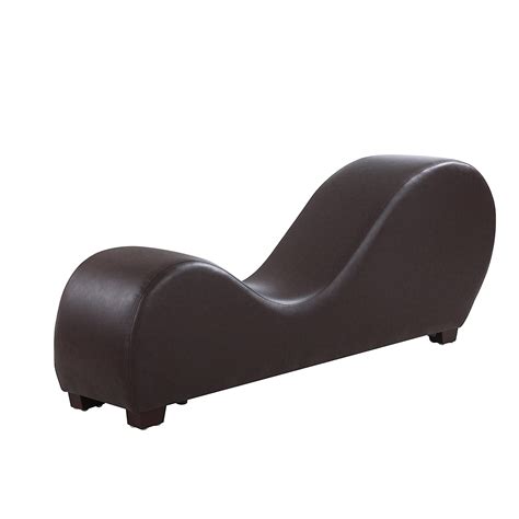 Yoga Chair Chaise Lounge Stretch Relaxation Sex Modern Bonded Leather