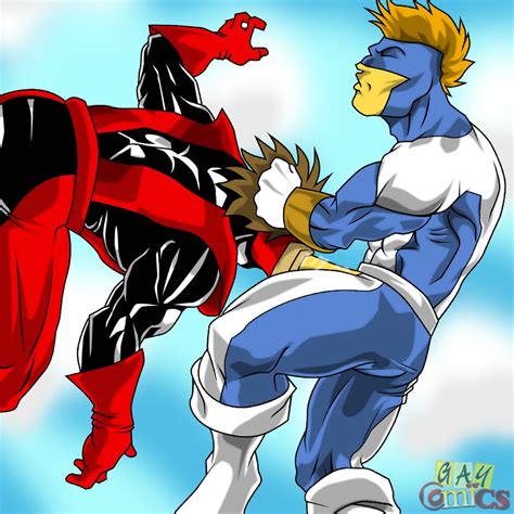 look these superhero anime gays displaying their horny poses in naughty style asian porn movies