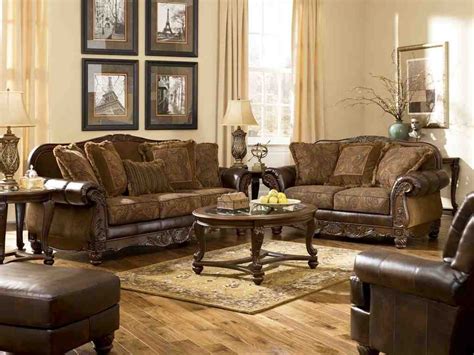 ashley furniture leather living room sets decor ideas