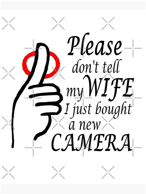Please Don T Tell My Wife Poster By Arthatbeat Redbubble