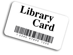 library card sign  clip art library